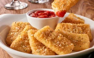 Fried Mozzarella at Olive Garden