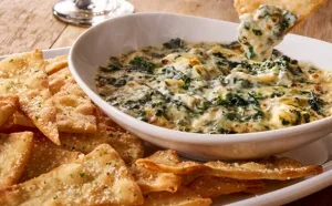 Spinach-Artichoke Dip at Olive Garden