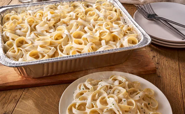 Fettuccine Alfredo (Serves 4 – 6) at Olive Garden