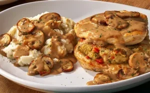 Stuffed Chicken Marsala at Olive Garden