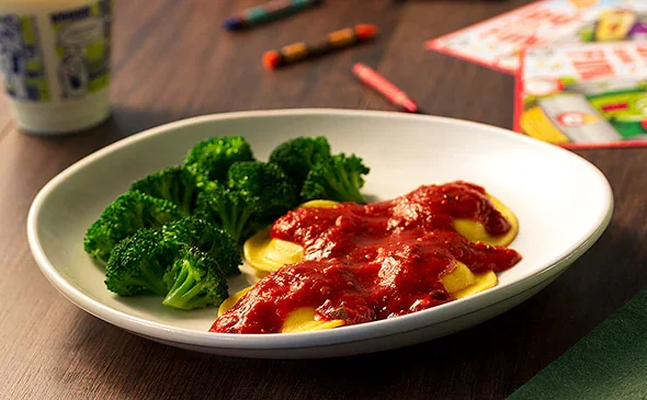 Kids Cheese Ravioli (V) at Olive Garden