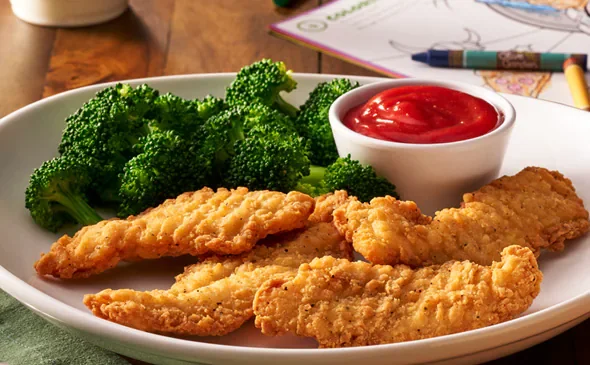 Kids Chicken Fingers at Olive Garden