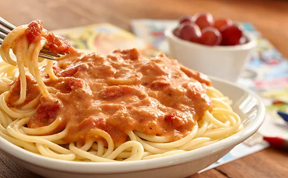 Kids Five Cheese Marinara with Choice of Pasta (V) at Olive Garden