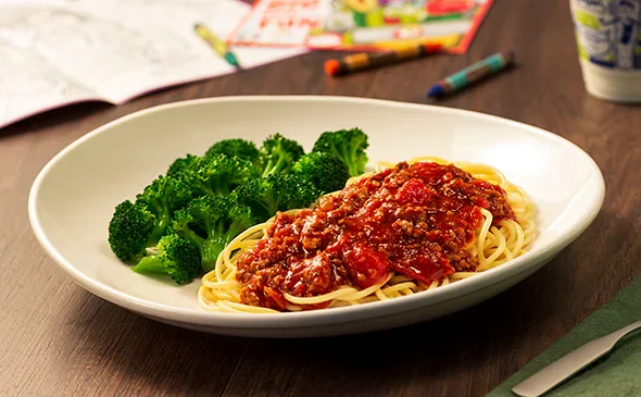 Kids Meat Sauce with Choice of Pasta at Olive Garden