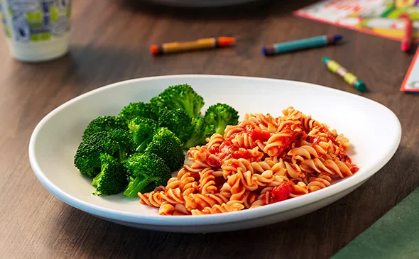 Kids Rotini with Marinara (V) on Olive Garden Kids Menu