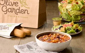 Soup, Salad and Breadsticks at Olive Garden