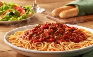 Spaghetti & Meatballs at Olive Garden